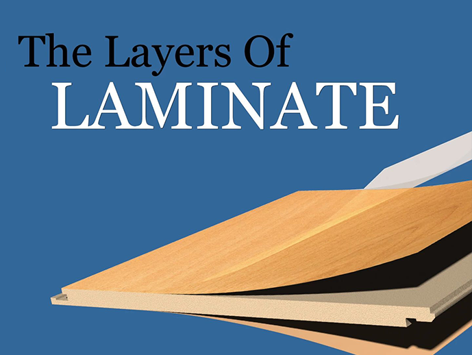 the layers of laminate graphic